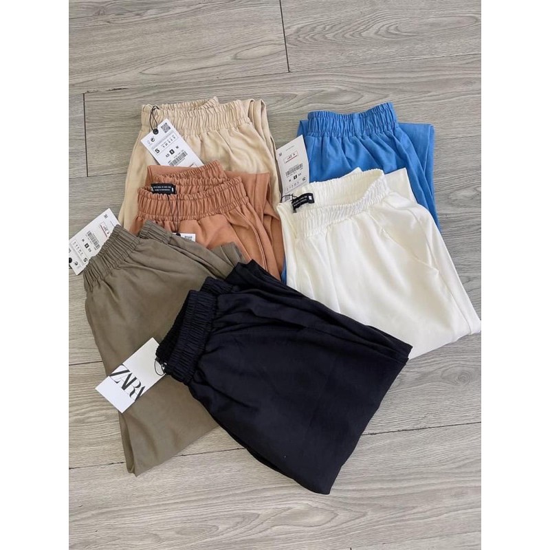 Quần Baggy Zara Vải Thô