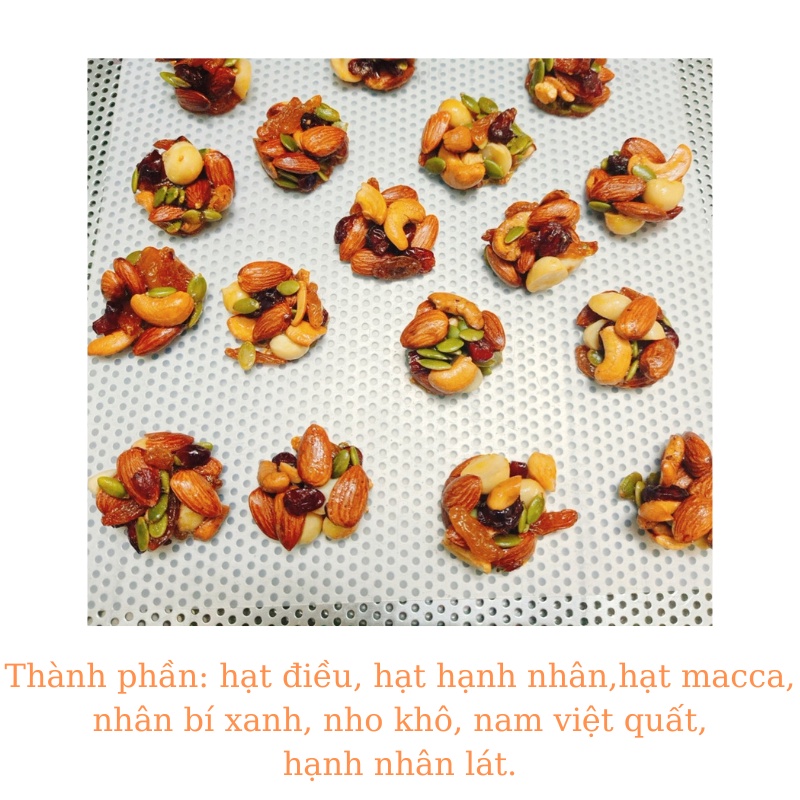Bánh Ăn Kiêng Granola Không Đường Không Tinh Bột Đồ Ăn Vặt Healthy Giảm Cân Dùng Được Cho Người Tiểu Đường