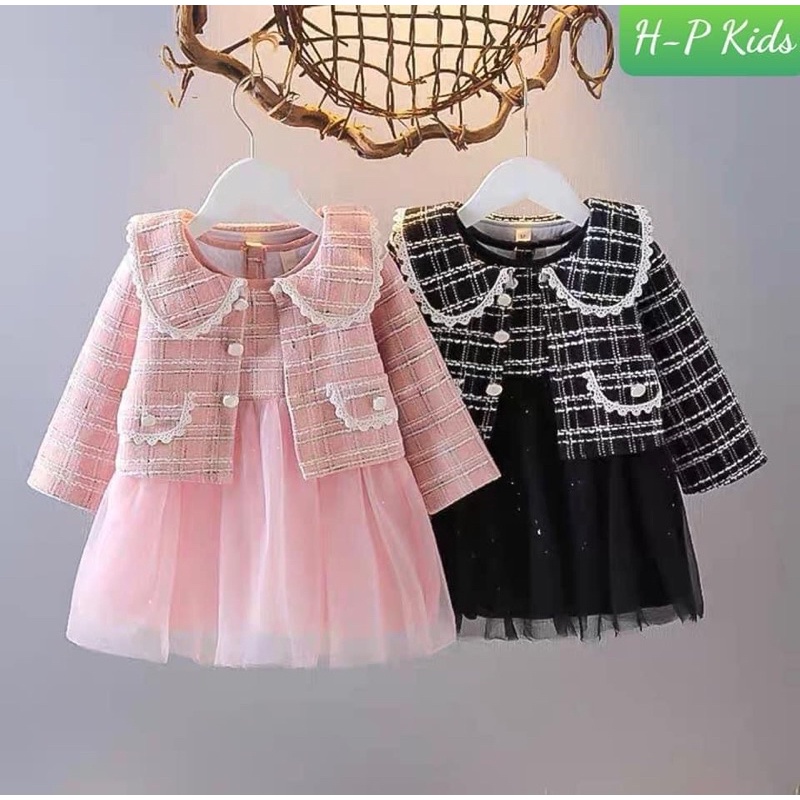 SÉT VÁY DẠ BÉ GÁI SIÊU CƯNG 2 CHI TIẾT DA1