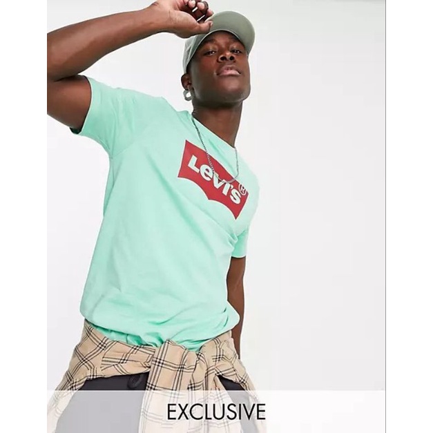 Áo Thun Levis Unisex Nam Nữ, Cotton 4 Chiều Dày Mịn, Thoáng Mát
