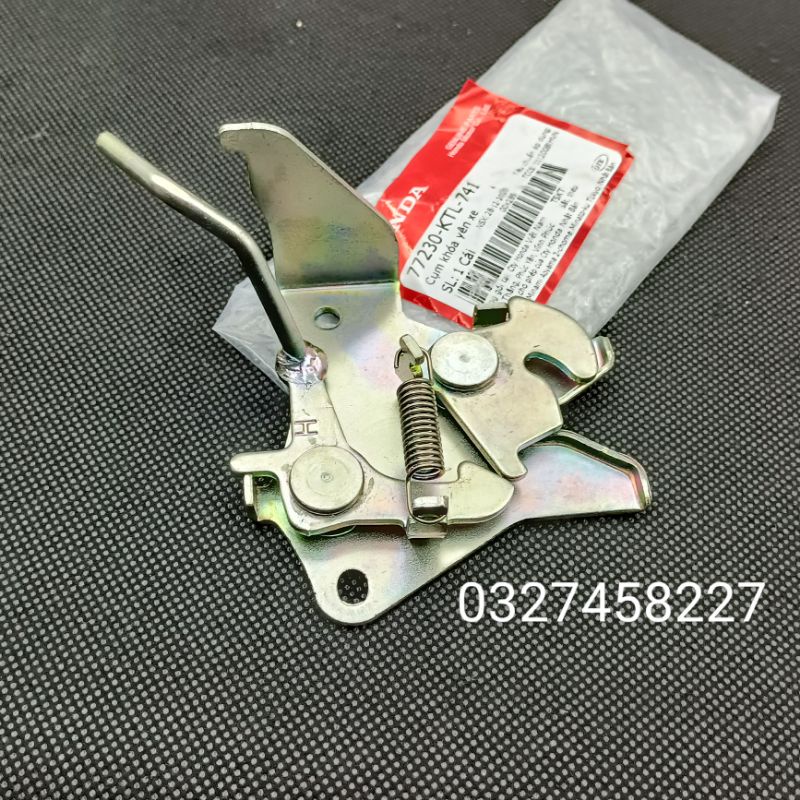 Chốt gài cốp khóa Yên sau xe WAVE A, RS, S100...zin Honda