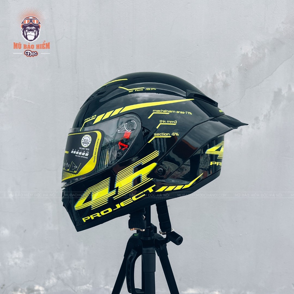 Fullface ROC 03 - 2 Kính - SALE SỐC - Nhiều Màu