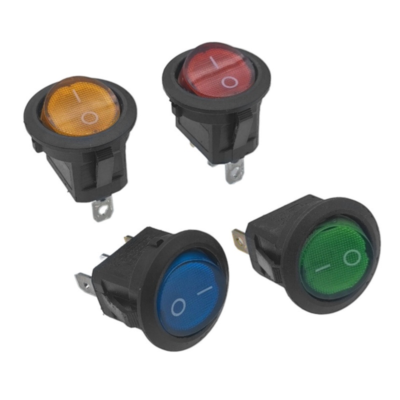 Công Tắc Bật / Tắt Có Đèn Led Cổng USB 12V Cho Xe Hơi / Xe Tải / Tàu Thuyền