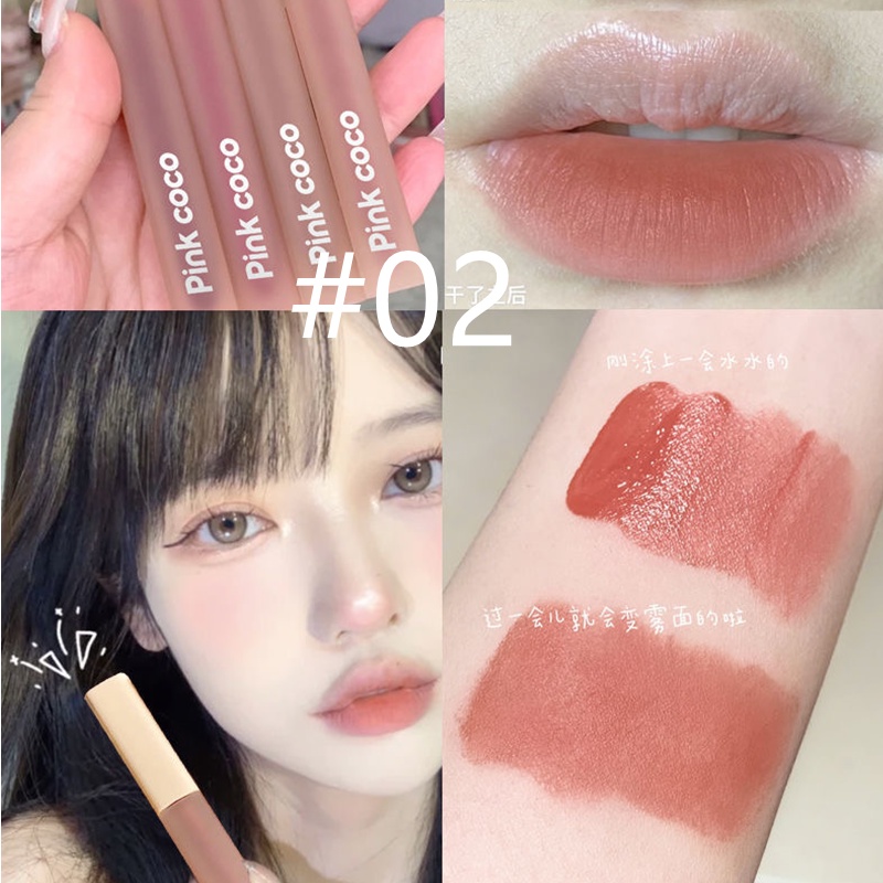 Son Kem Lì Pinkco Mềm Mịn Như Nhung Không Dễ Phai Màu Và Không Dính Cốc