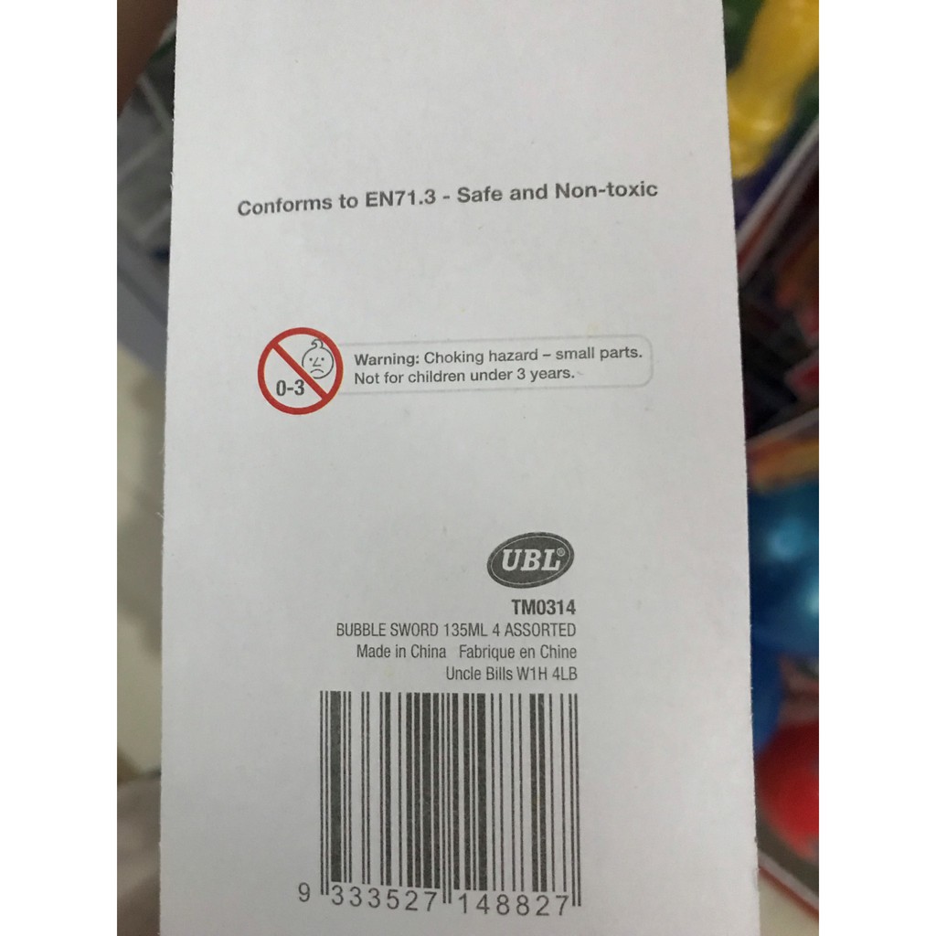 Đồ Chơi Kiếm Tạo Bong Bóng Xà Phòng Uncle Bills TM0314