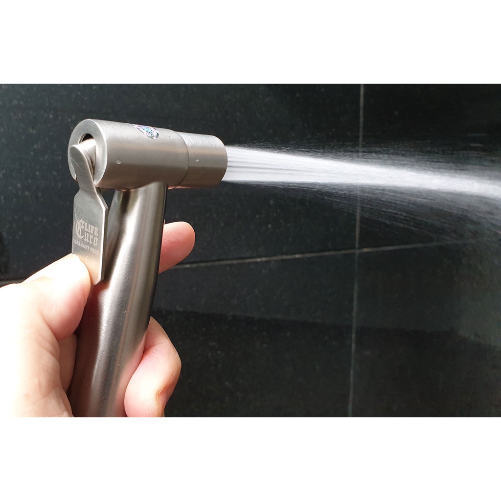 Bộ vòi xịt vệ sinh Inox SUS 304 Eurolife EL-X04