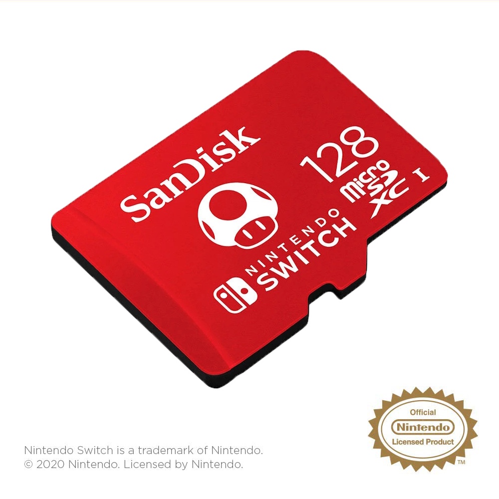 Thẻ Nhớ SanDisk 256G Tốc Độ Cao 100MB / s Cho Nintendo Switch Micro Sdxc Card U3 4K Ultra HD 128G