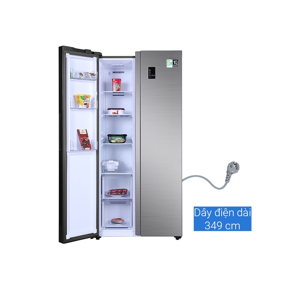 AQR-S480XA -  MIỄN PHÍ CÔNG LẮP ĐẶT  - Tủ lạnh Aqua Inverter 480 lít AQR-S480XA Mới 2021