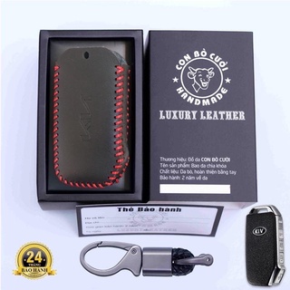 Bao Da Chìa Khóa Kia Cerato 2019-2020, sorento 2021 [ Bảo Hành 2 năm] Da bò 100%