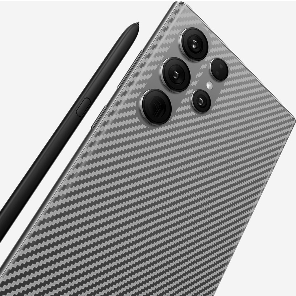 Phim Dán Mặt Sau Điện Thoại Chống Vân Tay Chống Trầy Bằng Sợi Carbon 1 Cái Cho Samsung Galaxy S22 / S22 Plus / S22 Ultra