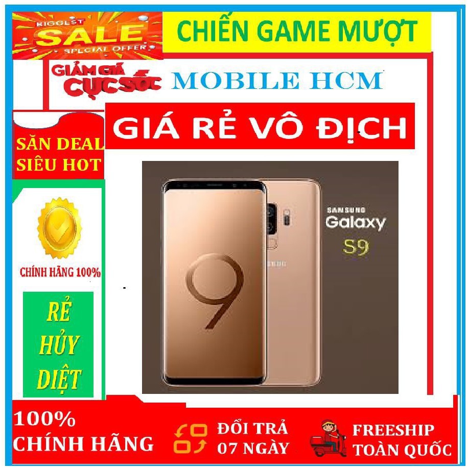 Điện thoại CHÍNH HÃNG Samsung Galaxy S9 ram 4G bộ nhớ 64G mới - Chơi Game nặng mượt