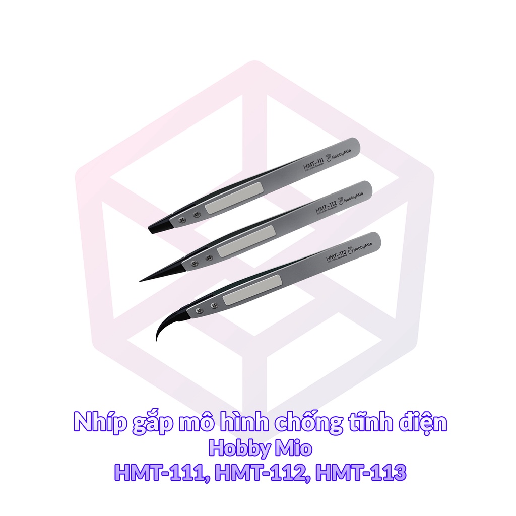 Nhíp gắp mô hình cao cấp chống tĩnh điện Hobby Mio - Dụng cụ Tool [TAM]