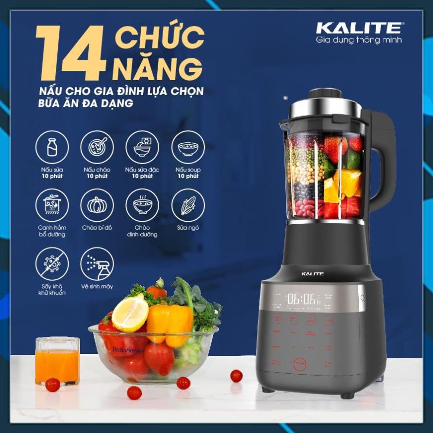 Máy làm sữa hạt đa năng Kalite KL 950, công suất 2700W, 1,75L, nắp cảm biến chống trào- Chính hãng BH 12 tháng