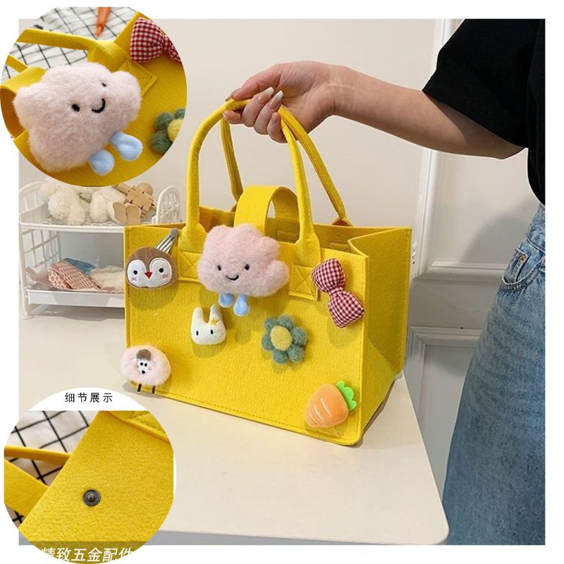 Túi bỉm sữa túi xách bản to đa năng cho mẹ và bé nhiều màu hoạt hình dễ thương T3.004.DO JIMADO