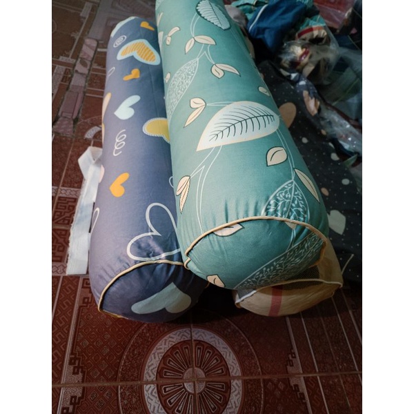 Vỏ Gối Ôm 100% Cotton Loại Đẹp ,Có Khóa Kéo 30* 95cm