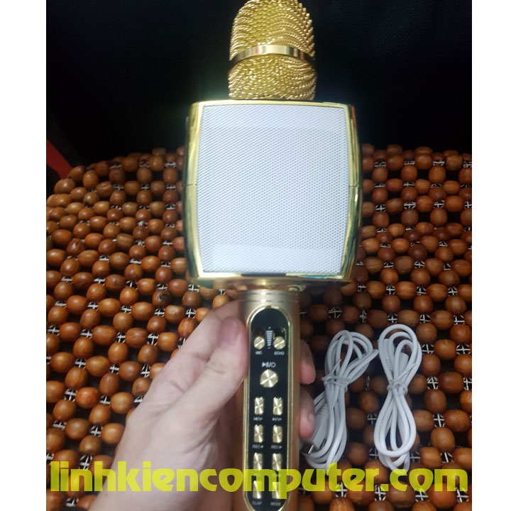 Micro Karaoke YS91 kiêm loa bluetooth, âm thanh hay, loa to - Micro karaoke bluetooth YS-91