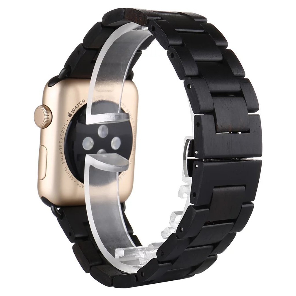 Dây Đeo Bằng Gỗ Cho Apple Watch Chiều Dài 38Mm / 42Mm 3 / 2 / 1