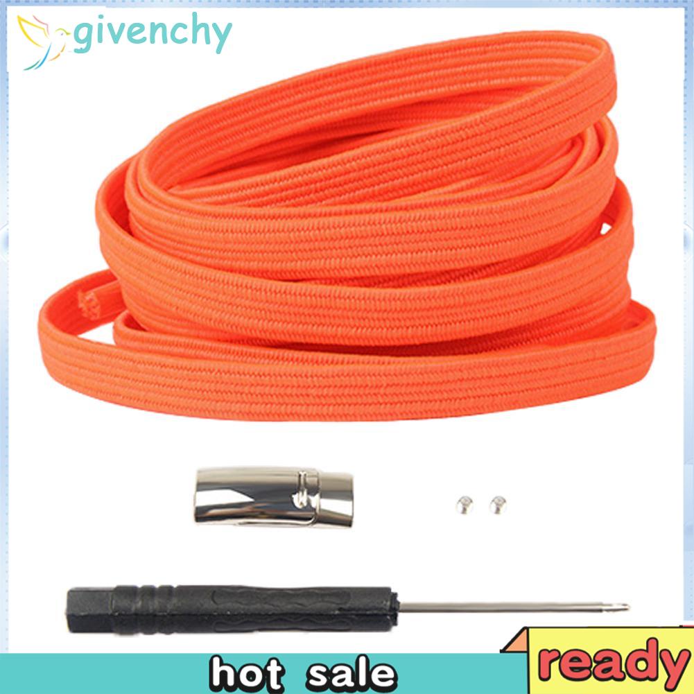 Dây giày nam châm khóa phẳng không cần buộc (màu cam)