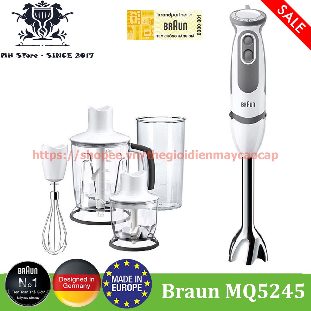 Máy xay cầm tay Braun MQ5200 MQ5235 MQ5245 MQ7045 - 1000W Chính hãng Braun