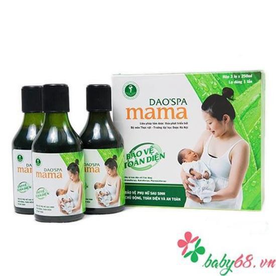 (Chính Hãng)_Dao's Spa Mama_Nước Xông, Tắm Gội Đầu Cho Mẹ_3 Chai x 250 ml/Hộp