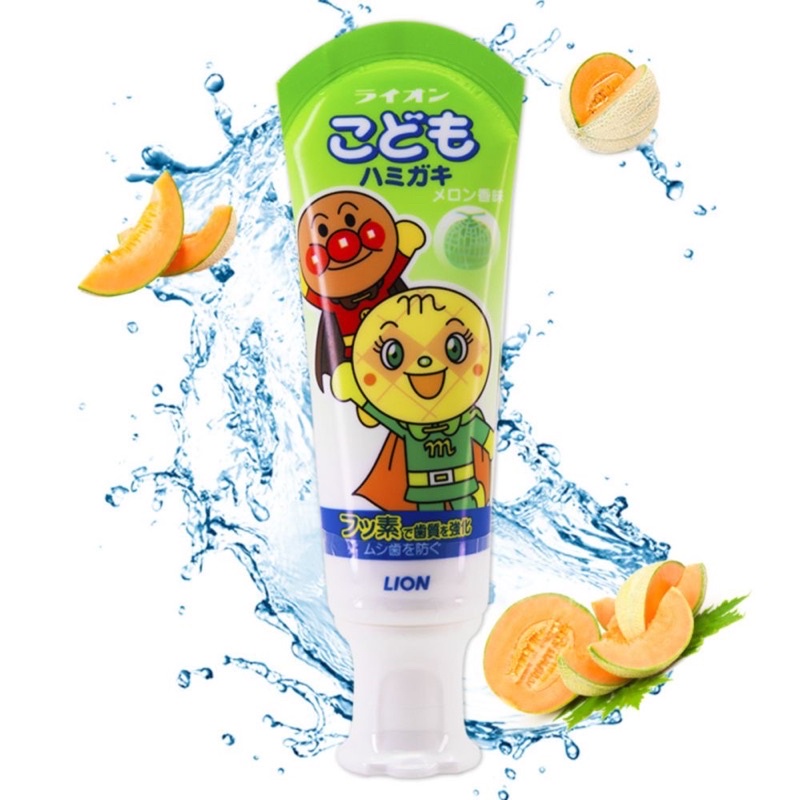 Kem đánh răng Lion nuốt được cho bé hàng nội địa Nhật tuýt 40g