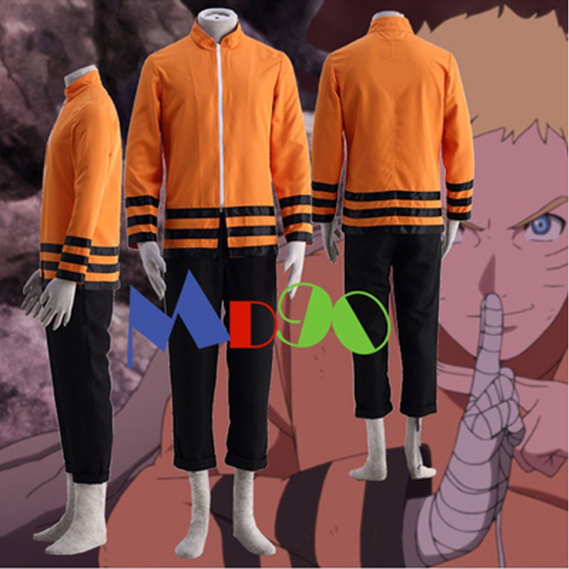 Áo Khoác Hóa Trang Nhân Vật Uzumaki Naruto