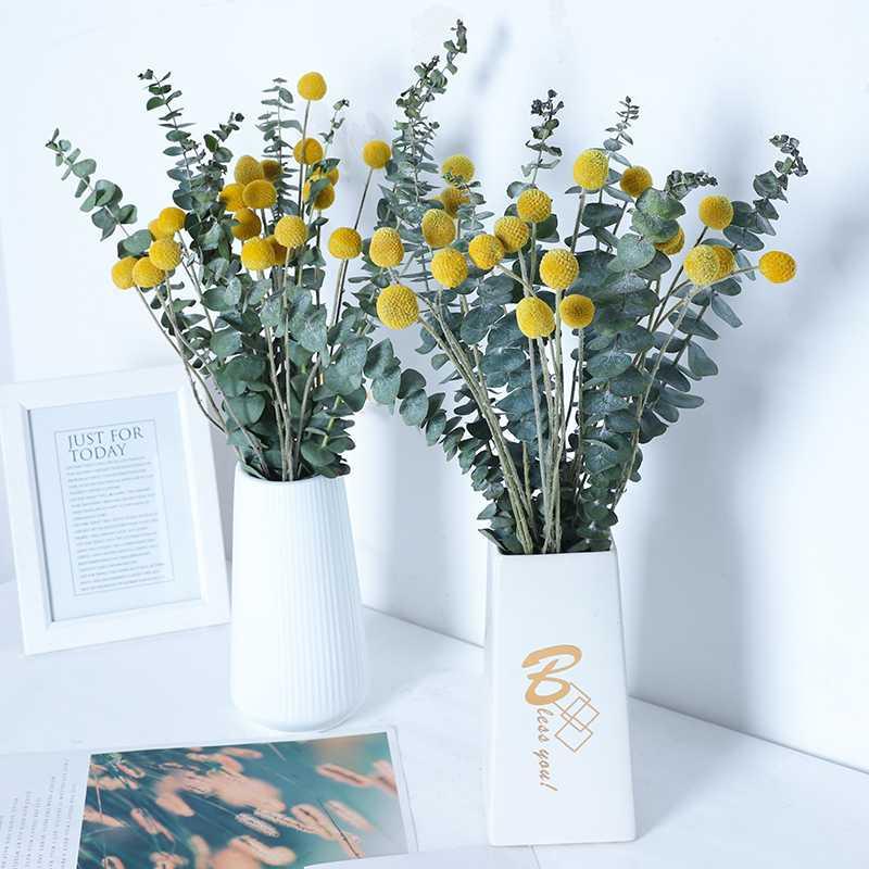 🍁Cành lá Khuynh Diệp khô cắm lọ🍁 Cành lá bạc khô trang trí decor phòng ngủ🍁