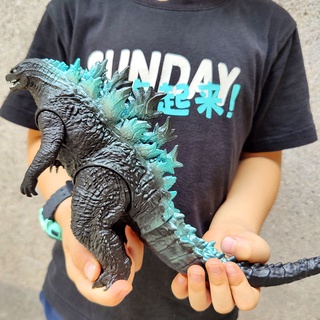 Đồ chơi mô hình quái vật godzilla bằng cao su mềm có thể di chuyển