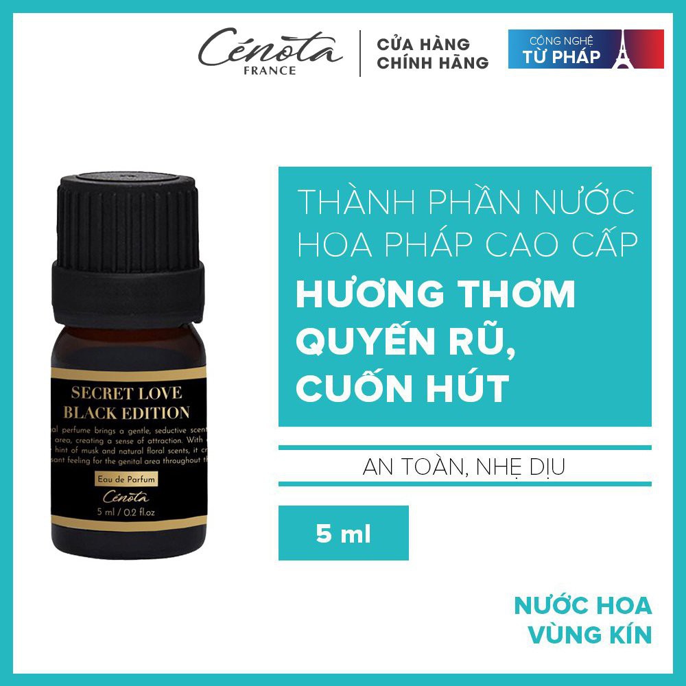 Nước hoa vùng kín Cenota Secret Love Black Edition, Nước hoa vùng kín làm mê mệt các chàng