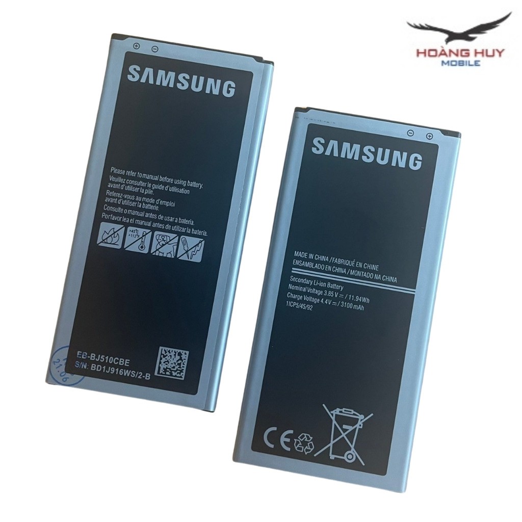 Pin Samsung J510,Samsung Galaxy J5  Dung Lượng 3100mAh Hàng Zin Nhập Khẩu Bảo Hành 6 Tháng 1 Đổi 1