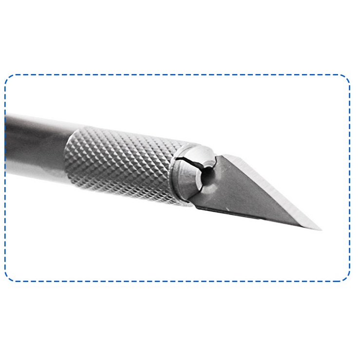 Dao cắt washi tapeI - dao tỉa sticker dụng cụ dán bullet journal tiện lợi kèm 6 lưỡi dao