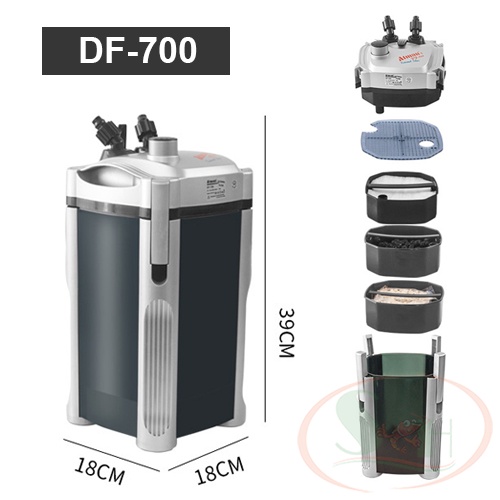 Lọc thùng Atman DF 500, 700 canister filter lọc ngoài bể cá tép thủy sinh