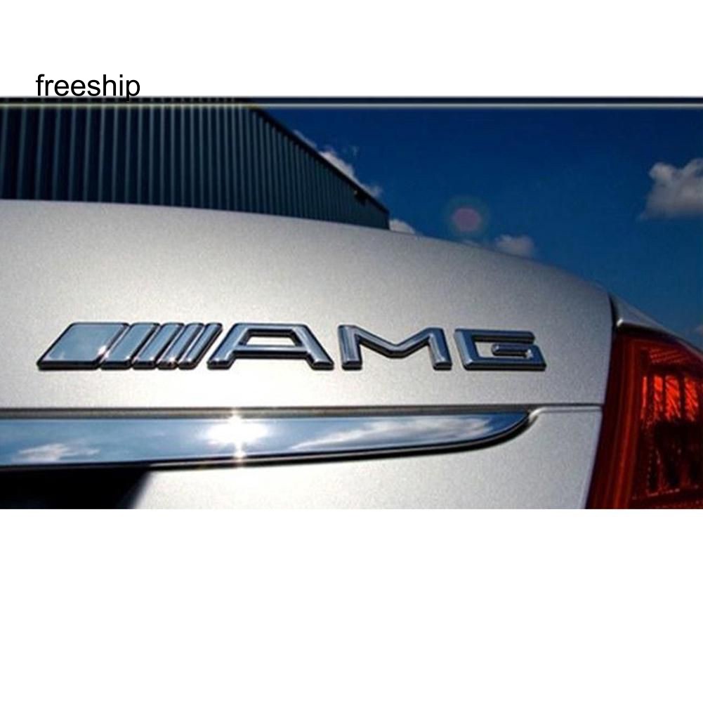 Logo Dán Trang Trí Xe Ô Tô Benz Amg