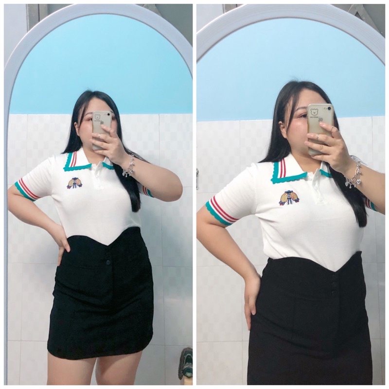 Áo polo tay ngắn bigsize (Form to)_ Chan bigsize 60-85kg