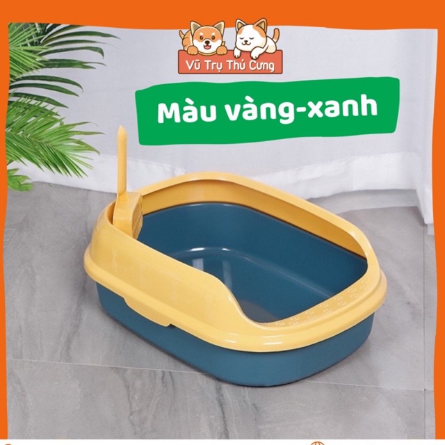 Khay vệ sinh Mèo 30x40x15cm| Khay đựng cát vệ sinh cho mèo