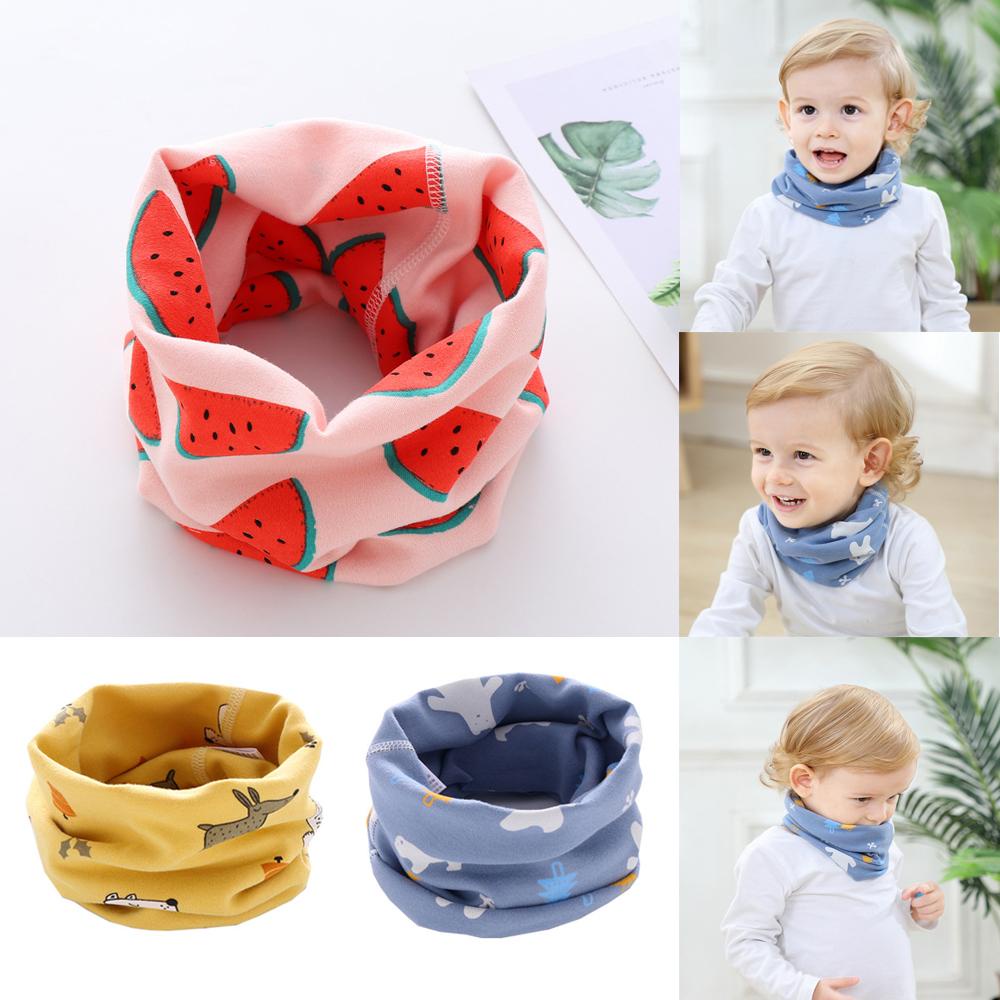 Khăn Choàng Cổ Dài Che Mặt Chống Gió Chất Liệu Cotton Cho Bé