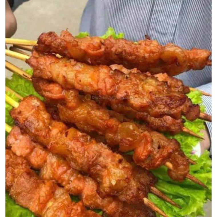 Thịt gà xiên que hiệu CP ăn vặt chiên nướng đều ngon 500gr