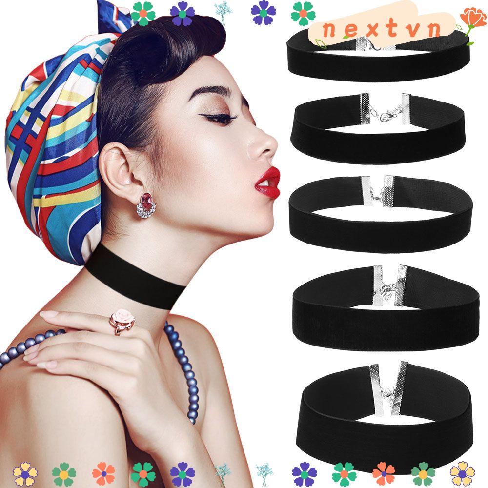 Vòng Cổ Choker Nhung Thắt Nơ Xinh Xắn Cho Nữ