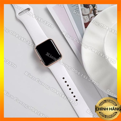 Dây đồng hồ Apple Watch chất liệu cao su dành cho mọi series size 38/40mm - 42/44 mm sang trọng và bền đẹp