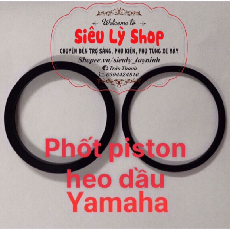 Sim phốt piston heo dầu trước Ya Ex150, Si XC-Fi, tay ga...