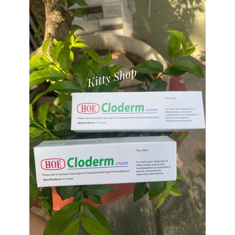 CLODERM CREAM 5&15G CHÍNH HÃNG