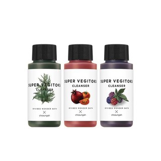 Chai 30ml - Sữa rửa mặt rau củ thải độc Super vegitoks cleanser Wonder bath