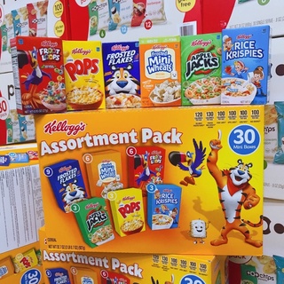 Ngũ cốc ăn sáng Kelloggs , Ge neril milk túi và hộp mini - Mỹ