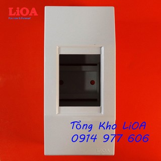 Hộp chứa 2 mcb 1 cực hoặc 1 mcb 2 cực gắn nổi - se4cc2