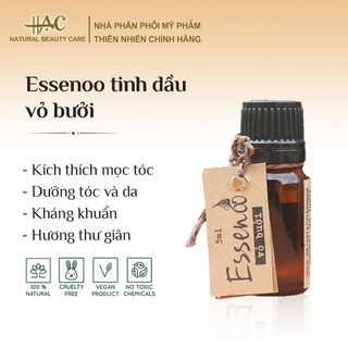 Tinh dầu vỏ bưởi Essenoo dưỡng tóc và giúp kích thích mọc tóc, kháng khuẩn, giảm hư tổn, hương bưởi tươi mát - Vietherb