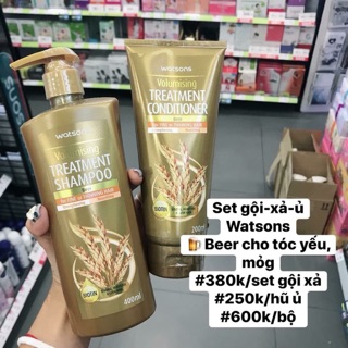 Set dầu gội kèm xả hàng xách tay Thái Lan