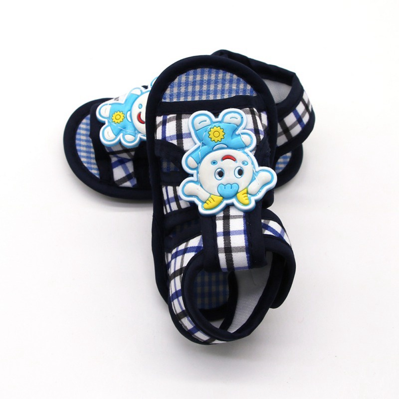 Xăng đan Đế Mềm Hình Động Vật Hoạt Hình Thời Trang Mùa Hè Cho Bé Tập Đi