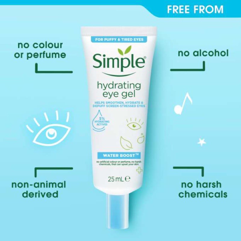 Kem dưỡng Simple Water Boost Hydrating Eye Gel 25ml