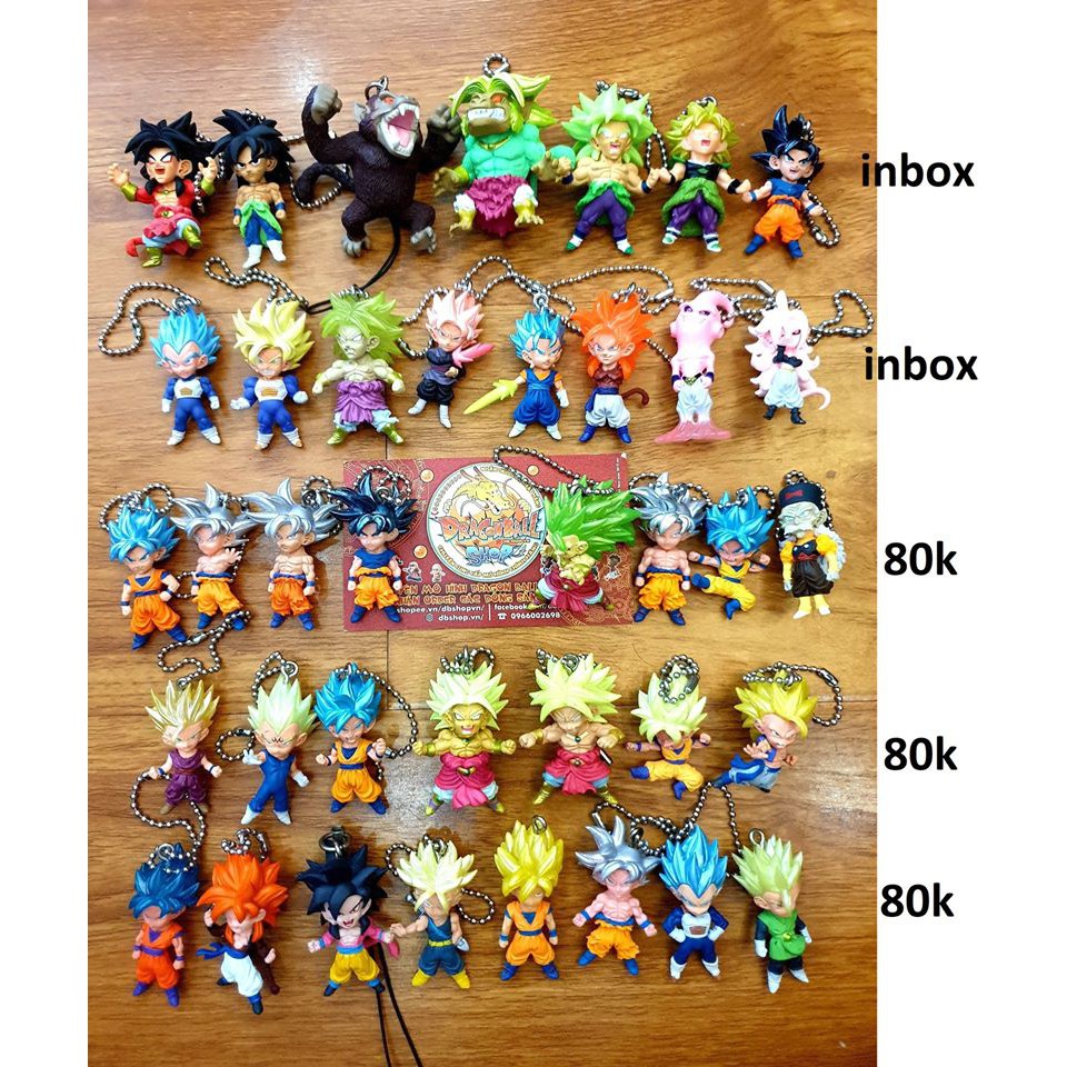 Mô hình Dragonball chính hãng - Móc khóa Dragonball - Bandai chính hãng