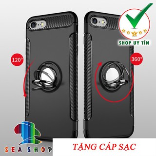 [TẶNG CÁP SẠC] Ốp lưng iPhone 6 - 6S chống sốc kèm iRing